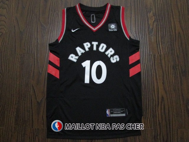 Maillot Authentique Toronto Raptors Derozan 2017-18 10 Noir